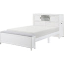  Homelegance Sloane B2024WHBCF-1* Full Bookcase Platform Bed with Hidden Desk, Stool and Storage Bench IMAGE 3