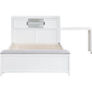  Homelegance Sloane B2024WHBCF-1* Full Bookcase Platform Bed with Hidden Desk, Stool and Storage Bench IMAGE 8