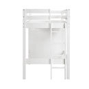  Homelegance Sloane B2024WHLTF-1* Twin/Full Loft Bunk Bed with Chest and Hidden Desk IMAGE 18