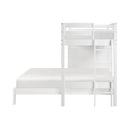  Homelegance Sloane B2024WHLTF-1* Twin/Full Loft Bunk Bed with Chest and Hidden Desk IMAGE 3
