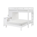  Homelegance Sloane B2024WHLTF-1* Twin/Full Loft Bunk Bed with Chest and Hidden Desk IMAGE 7