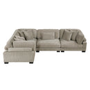  Homelegance Traverse 8555GB*3CRAC 4 pc Modular Sectional IMAGE 4