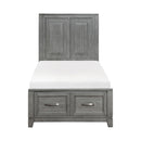  Homelegance Garretson 1450T-1* Twin Platform Bed with Footboard Storage IMAGE 1