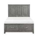  Homelegance Garretson 1450F-1* Full Platform Bed with Footboard Storage IMAGE 1