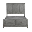  Homelegance Garretson 1450F-1* Full Platform Bed with Footboard Storage IMAGE 2