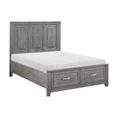  Homelegance Garretson 1450F-1* Full Platform Bed with Footboard Storage IMAGE 3