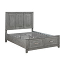  Homelegance Garretson 1450F-1* Full Platform Bed with Footboard Storage IMAGE 4