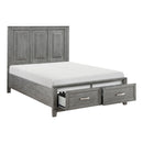  Homelegance Garretson 1450F-1* Full Platform Bed with Footboard Storage IMAGE 5