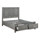  Homelegance Garretson 1450F-1* Full Platform Bed with Footboard Storage IMAGE 6