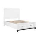  Homelegance Garretson 1450WHF-1* Full Platform Bed with Footboard Storage IMAGE 4