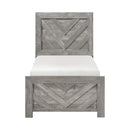  Homelegance Corbin 1534NPGYT-1 Twin Bed IMAGE 1