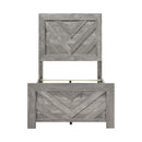  Homelegance Corbin 1534NPGYT-1 Twin Bed IMAGE 2