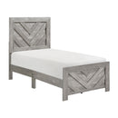  Homelegance Corbin 1534NPGYT-1 Twin Bed IMAGE 3