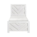  Homelegance Corbin 1534NPWHT-1 Twin Bed IMAGE 1