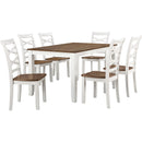  Homelegance Dobson 5894N-7P 7-Piece Pack Dinette Set IMAGE 1