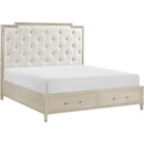  Size_California King -- Homelegance Genoa Platform Bed with Storage IMAGE 1