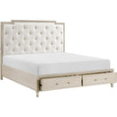  Size_King -- Genoa 1312K-1EK* Eastern King Platform Bed with Footboard Storage IMAGE 5