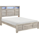  Size_Queen -- Homelegance Everett Bookcase Bed IMAGE 1