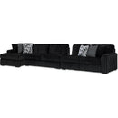  Manufacturer Color_Onyx -- Signature Design by Ashley Midnight Madness Fabric 3 pc Sectional IMAGE 1