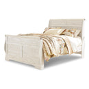  Size_Queen -- Signature Design by Ashley Willowton Sleigh Bed IMAGE 1