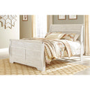  Size_Queen -- Signature Design by Ashley Willowton Sleigh Bed IMAGE 2