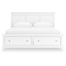  Size_King -- Fortman B680B22 King Panel Storage Bed IMAGE 3