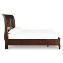  Size_Queen -- Signature Design by Ashley Trellington Sleigh Bed with Storage IMAGE 3