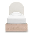  Size_Twin -- Signature Design by Ashley Arloster Upholstered Panel Bed IMAGE 2