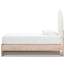 Size_Twin -- Signature Design by Ashley Arloster Upholstered Panel Bed with Storage IMAGE 5