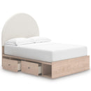  Size_Full  --  Arloster PCB1566B7 Full Upholstered Panel Bed with Storage IMAGE 2