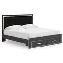  Size_King -- Signature Design by Ashley Zuraleus Upholstered Panel Bed with Storage IMAGE 1