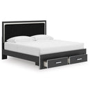  Size_King -- Signature Design by Ashley Zuraleus Upholstered Panel Bed with Storage IMAGE 2