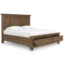  Size_California King -- Feddinger PCB779B13 California King Panel Storage Bed IMAGE 2