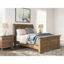  Size_Queen -- Signature Design by Ashley Feddinger Sleigh Bed IMAGE 6