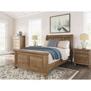  Size_Queen -- Signature Design by Ashley Feddinger Sleigh Bed IMAGE 9