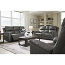  Manufacturer Color_Anchor -- Signature Design by Ashley Bleckley Power Leather Match Recliner IMAGE 8