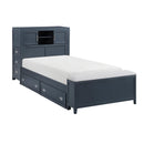  Homelegance Sloane B2024BUBC-1* Twin Bookcase Platform Bed with Hidden Desk, Stool and Storage Bench IMAGE 11