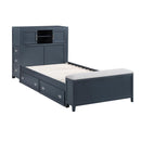  Homelegance Sloane B2024BUBC-1* Twin Bookcase Platform Bed with Hidden Desk, Stool and Storage Bench IMAGE 12