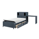  Homelegance Sloane B2024BUBC-1* Twin Bookcase Platform Bed with Hidden Desk, Stool and Storage Bench IMAGE 15