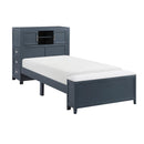  Homelegance Sloane B2024BUBC-1* Twin Bookcase Platform Bed with Hidden Desk, Stool and Storage Bench IMAGE 1