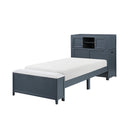  Homelegance Sloane B2024BUBC-1* Twin Bookcase Platform Bed with Hidden Desk, Stool and Storage Bench IMAGE 3
