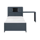  Homelegance Sloane B2024BUBC-1* Twin Bookcase Platform Bed with Hidden Desk, Stool and Storage Bench IMAGE 7