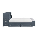  Homelegance Sloane B2024BUBCF-1* Full Bookcase Platform Bed with Hidden Desk, Stool and Storage Bench IMAGE 13