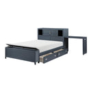  Homelegance Sloane B2024BUBCF-1* Full Bookcase Platform Bed with Hidden Desk, Stool and Storage Bench IMAGE 15