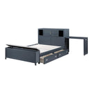  Homelegance Sloane B2024BUBCF-1* Full Bookcase Platform Bed with Hidden Desk, Stool and Storage Bench IMAGE 16