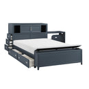  Homelegance Sloane B2024BUBCF-1* Full Bookcase Platform Bed with Hidden Desk, Stool and Storage Bench IMAGE 17