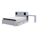  Homelegance Sloane B2024GYBCF-1* Full Bookcase Platform Bed with Hidden Desk, Stool and Storage Bench IMAGE 11