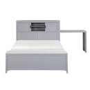  Homelegance Sloane B2024GYBCF-1* Full Bookcase Platform Bed with Hidden Desk, Stool and Storage Bench IMAGE 7