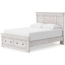  Size_Queen -- Signature Design by Ashley Makidern Panel Bed with Storage IMAGE 5