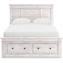  Size_Full -- Makidern PCB1171B35 Full Panel Bed with Storage IMAGE 2
